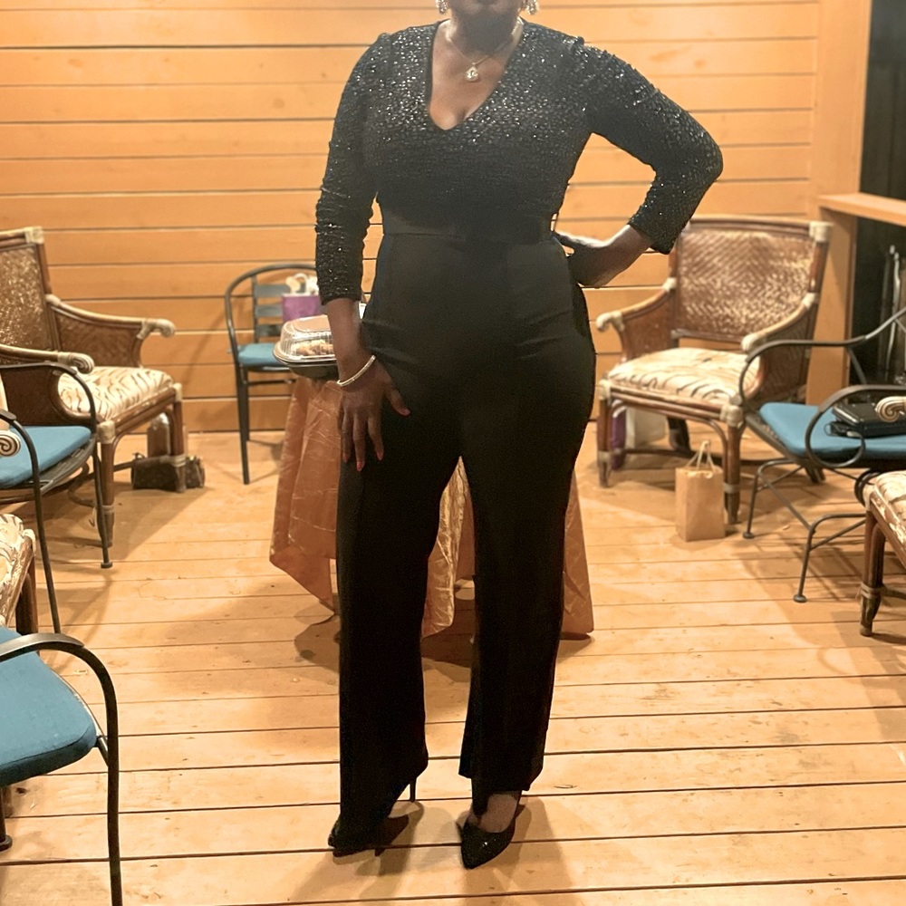 Black jumpsuit